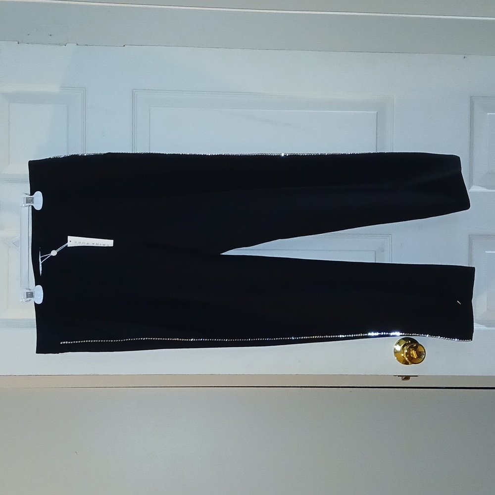 Women's black trousers.